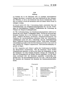 Dokument § 34 Haftung