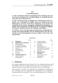 Dokument § 57 Verhandlungsleitung