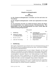 Dokument § 60 Rechtsstellung