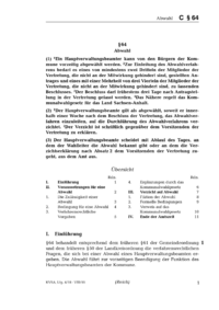 Dokument § 64 Abwahl