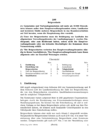 Dokument § 68 Beigeordnete