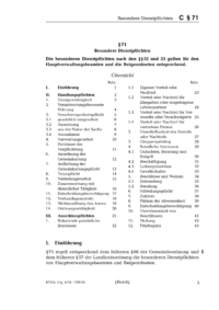 Dokument § 71 Besondere Dienstpflichten