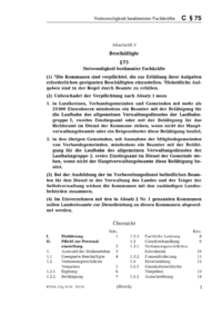 Dokument § 75 Notwendigkeit bestimmter Fachkräfte