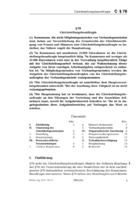 Dokument § 78 Gleichstellungsbeauftragte