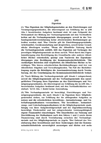 Dokument § 92 Eigentum