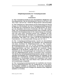 Dokument § 95 Gemeinderat