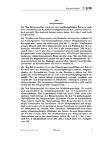 Dokument § 96 Bürgermeister