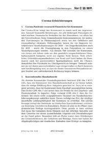 Dokument Vorbemerkung zu §§ 98 ff.: Corona-Erleichterungen