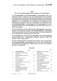 Dokument § 105 Über- und außerplanmäßige Aufwendungen und Auszahlungen