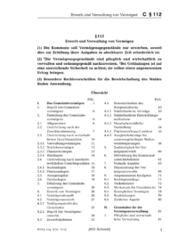 Dokument § 112 Erwerb und Verwaltung von Vermögen