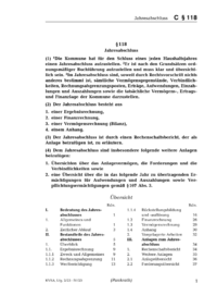Dokument § 118 Jahresabschluss