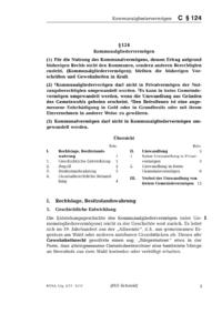 Dokument § 124 Kommunalgliedervermögen
