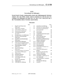Dokument § 125 Verwaltung von Stiftungen