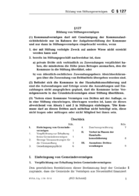 Dokument § 127 Bildung von Stiftungsvermögen
