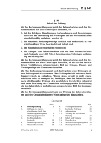 Dokument § 141 Inhalt der Prüfung