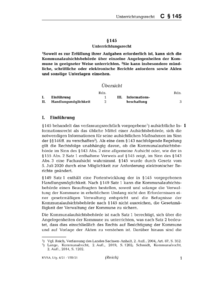 Dokument § 145 Unterrichtungsrecht