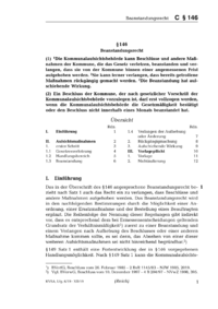 Dokument § 146 Beanstandungsrecht