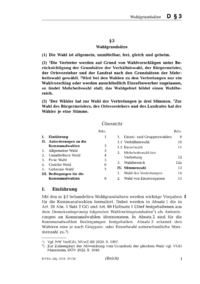 Dokument § 3 Wahlgrundsätze