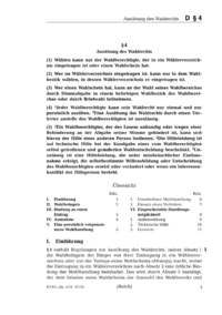 Dokument § 4 Ausübung des Wahlrechts