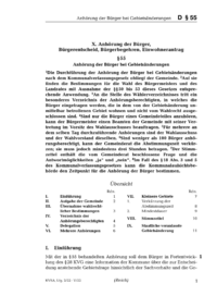 Dokument § 55 Anhörung der Bürger bei Gebietsänderungen