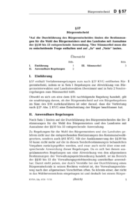 Dokument § 57 Bürgerentscheid