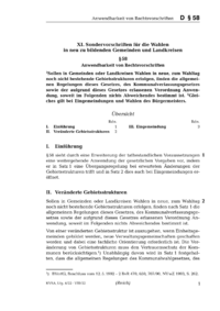 Dokument § 58 Anwendbarkeit von Rechtsvorschriften
