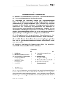 Dokument § 2 Formen kommunaler Zusammenarbeit