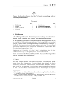 Dokument § 10 Organe
