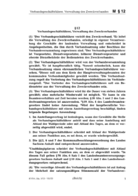 Dokument § 12 Verbandsgeschäftsführer, Verwaltung des Zweckverbandes
