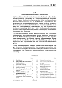 Dokument § 21 Anzuwendende Vorschriften – Kameralistik