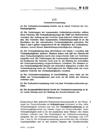 Dokument § 22 Verbandsversammlung