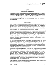 Dokument § 24 Deckung des Finanzbedarfs