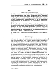Dokument § 26 Wegfall von Verbandsmitgliedern