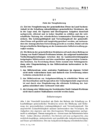 Dokument § 1 Ziele der Neugliederung