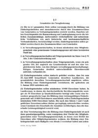 Dokument § 2 Grundsätze der Neugliederung