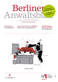 Dokument Berliner Anwaltsblatt Ausgabe 11 2024