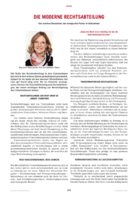 Dokument Die moderne Rechtsabteilung