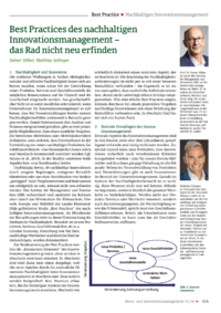 Dokument Best Practices des nachhaltigen Innovationsmanagement – das Rad nicht neu erfinden