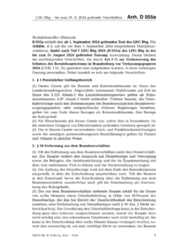 Dokument Landesdisziplinargesetz (LDG) – bis zum 31.8.2024 geltende Vorschriften