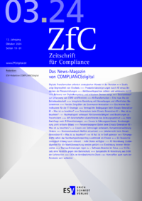 Dokument Zeitschrift für Compliance (ZfC) Ausgabe 03 2024