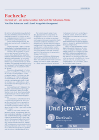 Dokument Fachecke:  Und jetzt wir  – ein kultursensibles Lehrwerk für Subsahara-Afrika