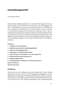 Dokument Immobiliengeschäft