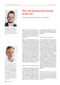 Dokument Wie viel Datenschutz steckt in der KI?