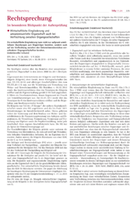 Dokument Wirtschaftliche Eingliederung und umsatzsteuerliche Organschaft auch bei Verflechtung zwischen Organgesellschaften