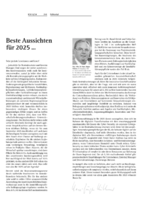 Dokument Beste Aussichten für 2025 …