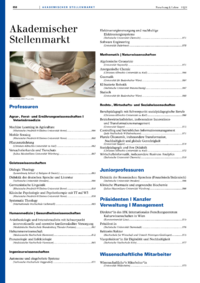 Dokument Akademischer Stellenmarkt