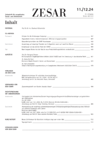 Dokument Inhalt / Impressum