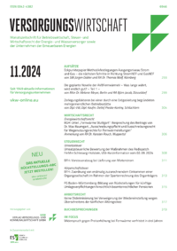 Dokument Zeitschrift Versorgungswirtschaft (VW) Ausgabe 11 2024