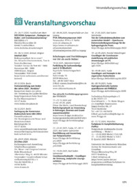 Dokument Veranstaltungsvorschau