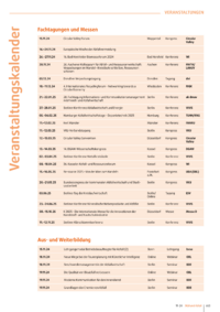 Dokument Veranstaltungskalender